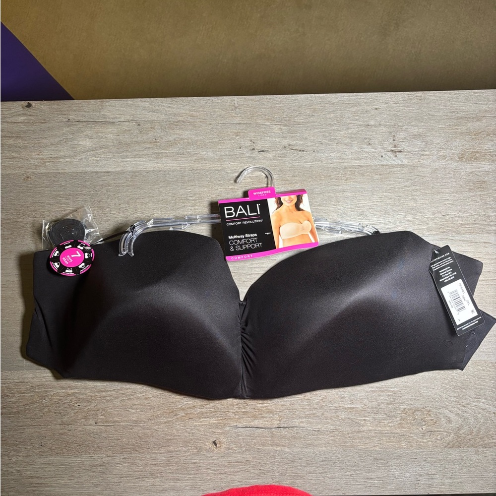 Bali Elegant Black Convertible Bra